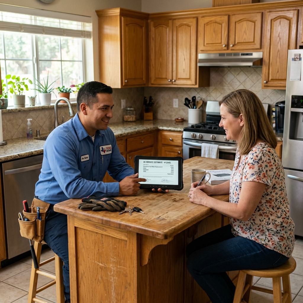 when to replace AC McAllen vs repair