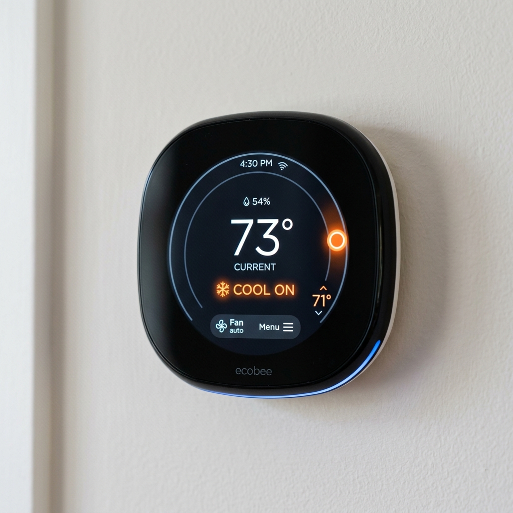 AC thermostat showing short cycling issue in a McAllen home