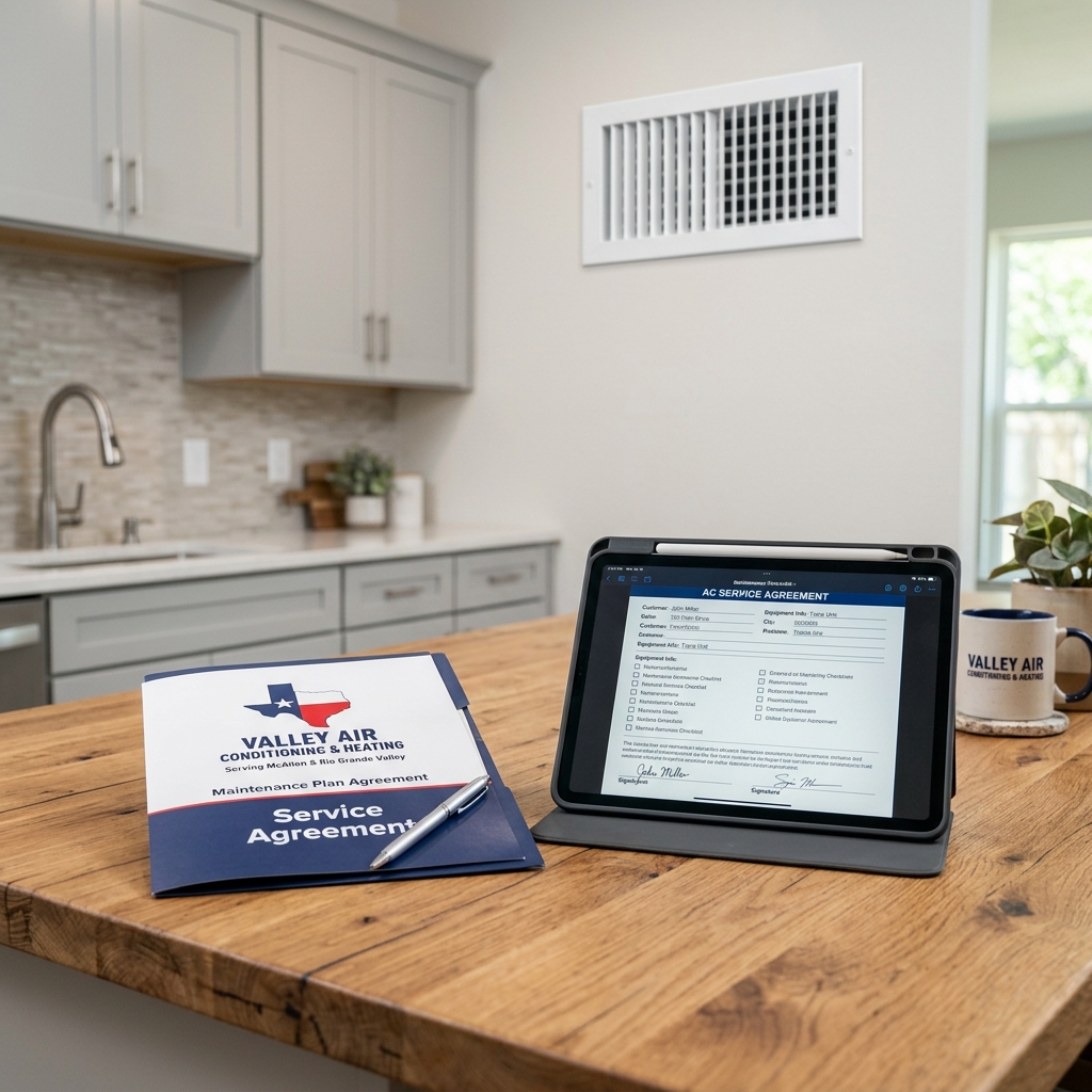 HVAC maintenance plan McAllen Mission Air Conditioning