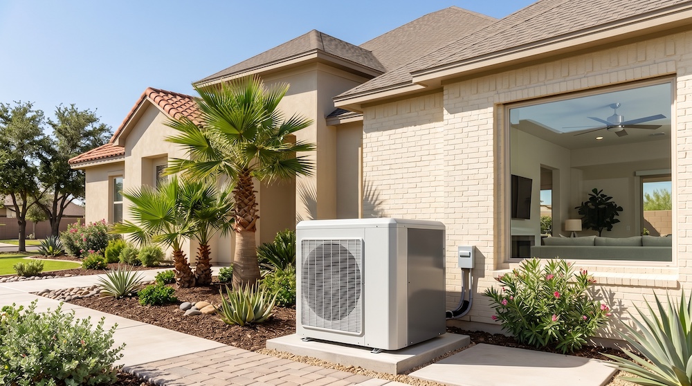 mcallen home with best air conditioning unit installed